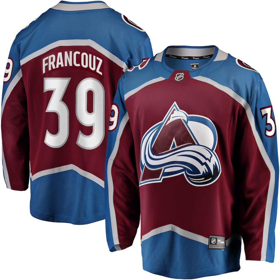 Men's Colorado Avalanche Pavel Francouz #39 Burgundy Breakaway Jersey